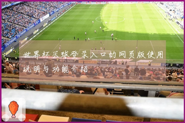 世界杯买球登录入口的网页版使用说明与功能介绍