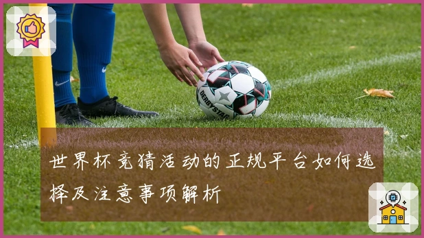 世界杯竞猜活动的正规平台如何选择及注意事项解析
